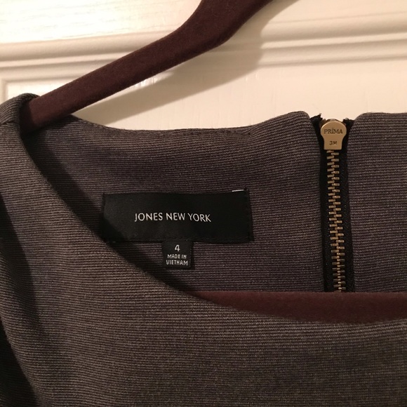 Jones New York heather grey dress size 4 New NWT - Picture 3 of 5